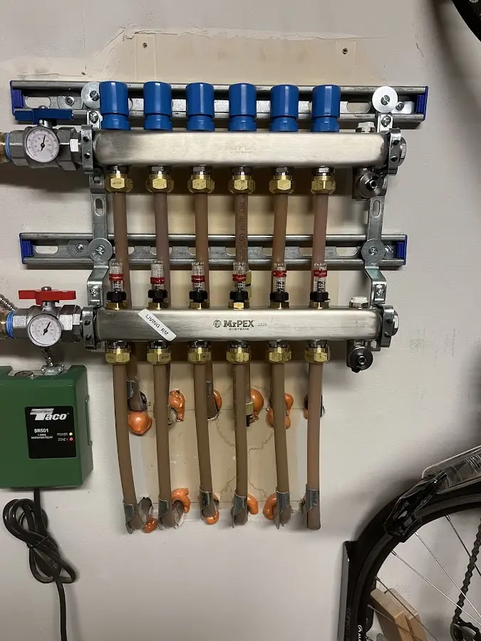 Plumber performing Gas Line Installation at a residential property in Port St. Lucie